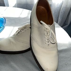 Cole Haan white bucks (saddle shoes), men’s 9, great condition